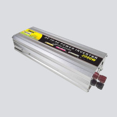 Інвертор автомобільний перетворювач напруги Powerone+ ZX-2000W 12В-220В 2000W