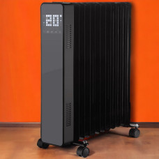 Масляний обігрівач SUNTECH Loft TI-1100В 2500W | 11 секцій, чорний