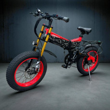Електровелосипед VOLTO Lankeleisi X3000 Plus 1000W 17.5Ah Алюмінієвий Червоний