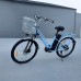Електровелосипед VOLTO Huachi 26" 500W 19Ah Блакитний з кошиком та багажником