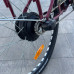 Електровелосипед VOLTO Huachi 26" 500W 19Ah Бордовий з кошиком та багажником