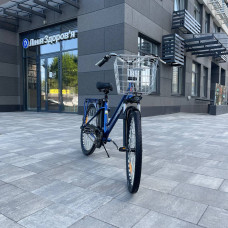 Електровелосипед VOLTO Huachi 26" 500W 19Ah Синій з кошиком та багажником Електровелосипед VOLTO Huachi 26" 500W 19Ah Синій з кошиком та багажником