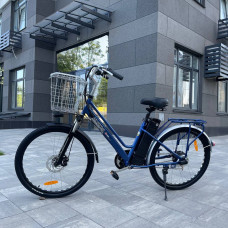 Електровелосипед VOLTO Huachi 26" 500W 19Ah Синій з кошиком та багажником Електровелосипед VOLTO Huachi 26" 500W 19Ah Синій з кошиком та багажником