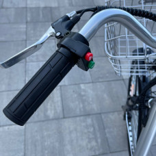 Електровелосипед VOLTO Huachi 26" 500W 19Ah Сірий з кошиком та багажником