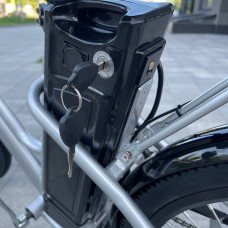 Електровелосипед VOLTO Huachi 26" 500W 19Ah Сірий з кошиком та багажником