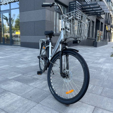 Електровелосипед VOLTO Huachi 26" 500W 19Ah Сірий з кошиком та багажником