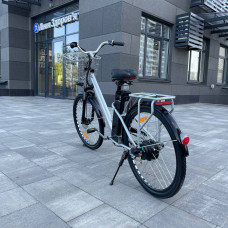 Електровелосипед VOLTO Huachi 26" 500W 19Ah Сірий з кошиком та багажником