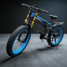 Електровелосипед VOLTO Lankeleisi XT750 Plus 1000W 17.5Ah Алюмінієвий Блакитний