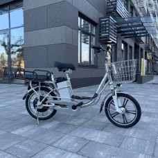 Електровелосипед VOLTO Urban з посиленим багажником та кошиком Електровелосипед VOLTO Urban з посиленим багажником та кошиком