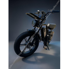 Електровелосипед VOLTO Vortex PRO 20" 1000W + 1000W 19Ah PAS Чорний